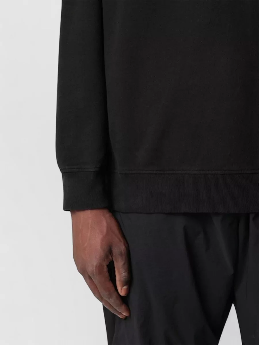 Stone Island Ribbed Cotton Half-Zip Sweatshirt