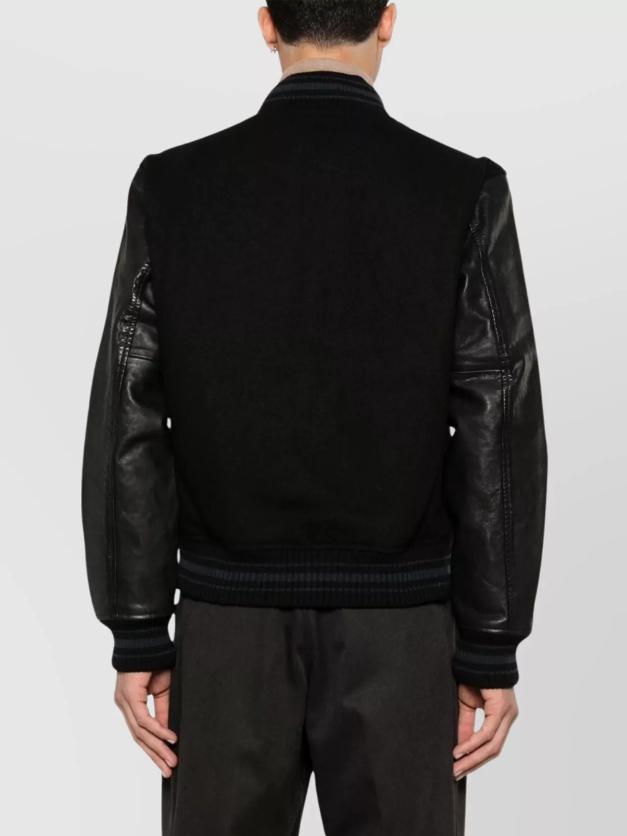 Ralph Lauren Bomber Jacket With Ribbed Cuffs And Pockets