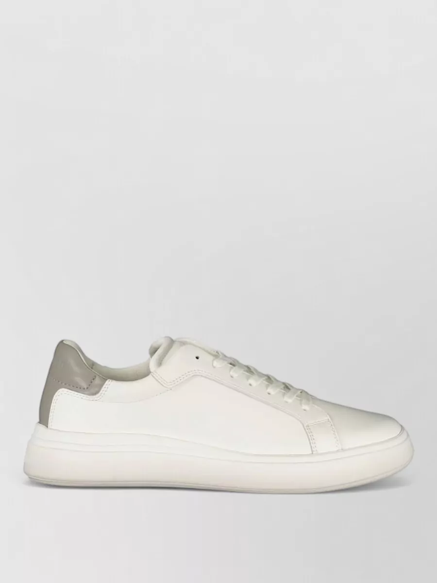 Calvin Klein Leather Low-Top Sneakers