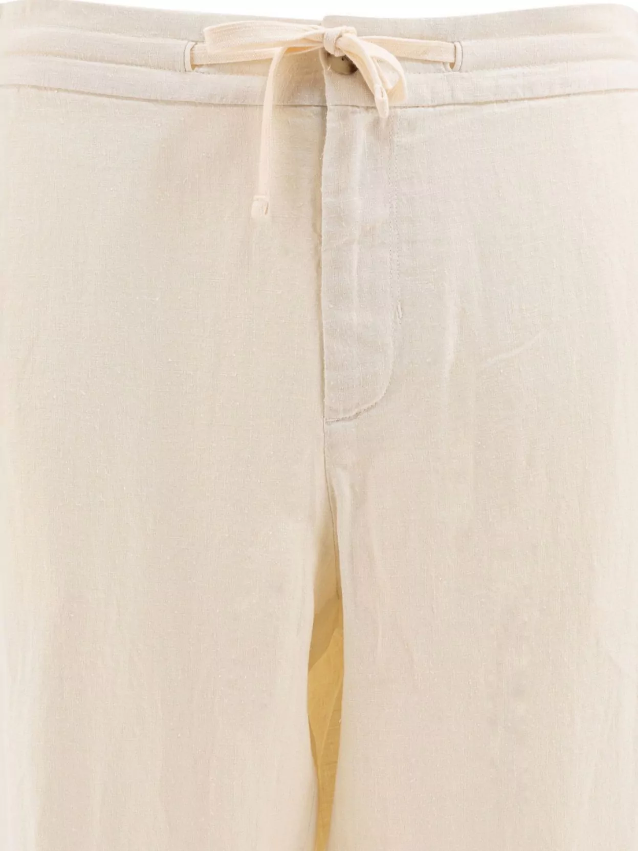 Vince Tailored Trousers With Back Pockets And Button Detail