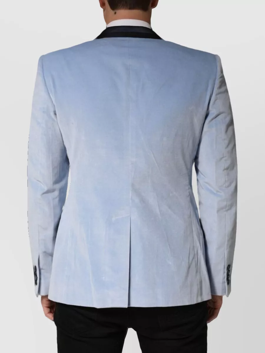 Dolce&Gabbana Silk Blend Single Breasted Jacket