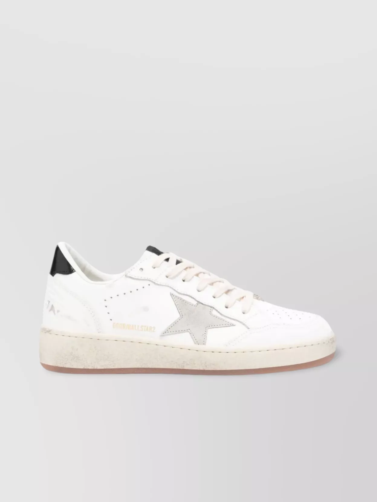 Golden Goose Ballstar 2 Upper And Spur Suede Star Shiny Heel