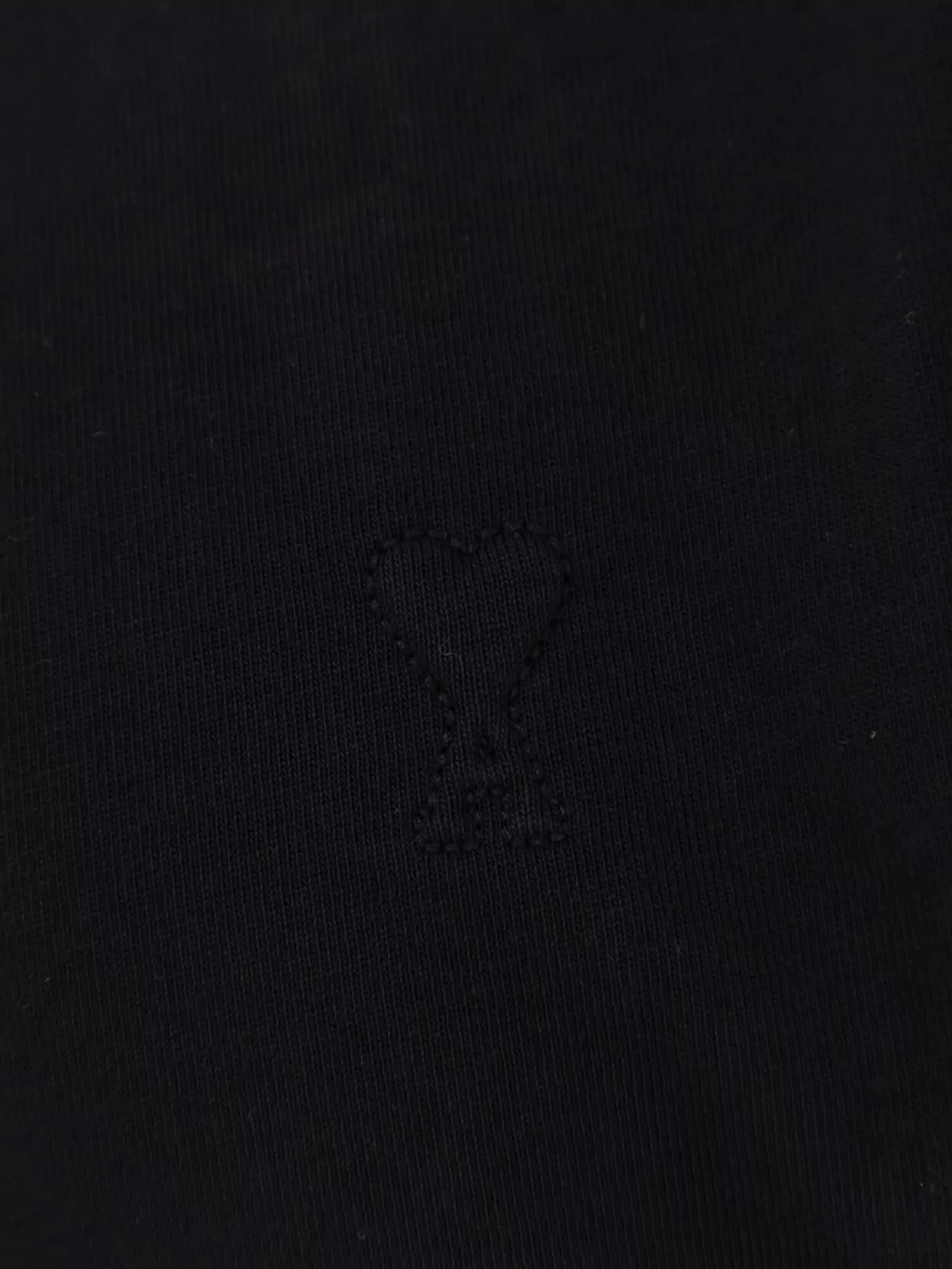 Ami Paris Crew-Neck Ribbed Cotton T-Shirt