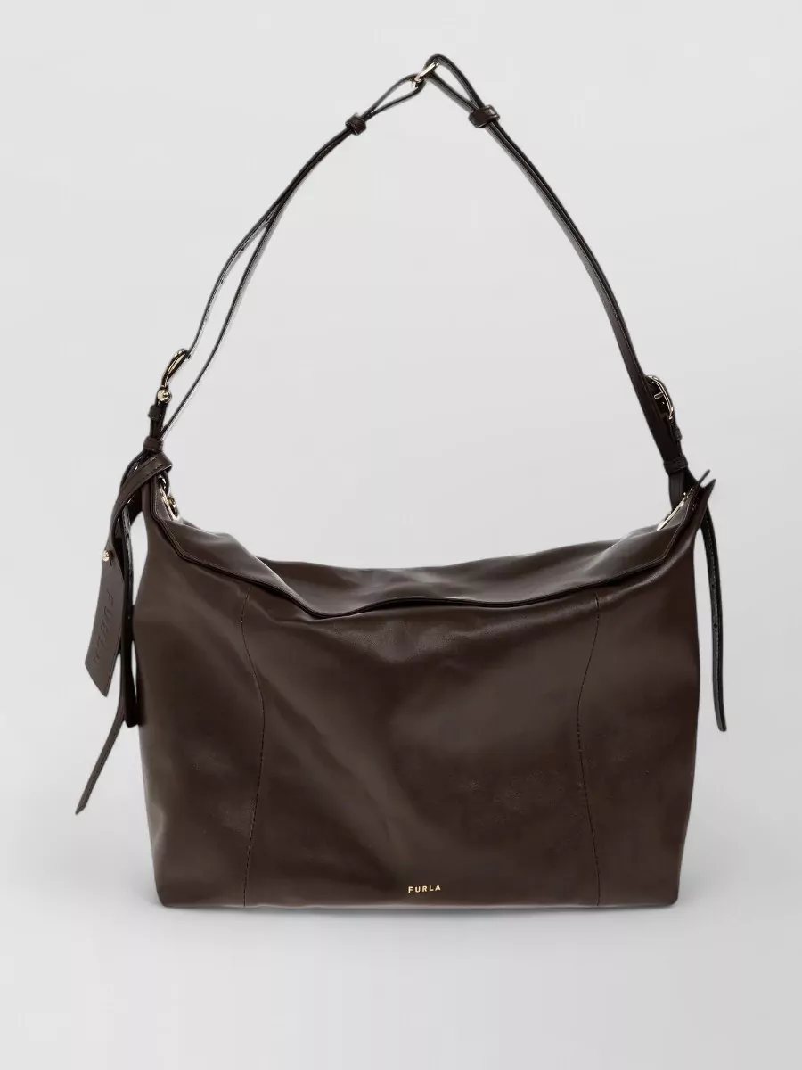 Furla Ginevra large leather shoulder bag