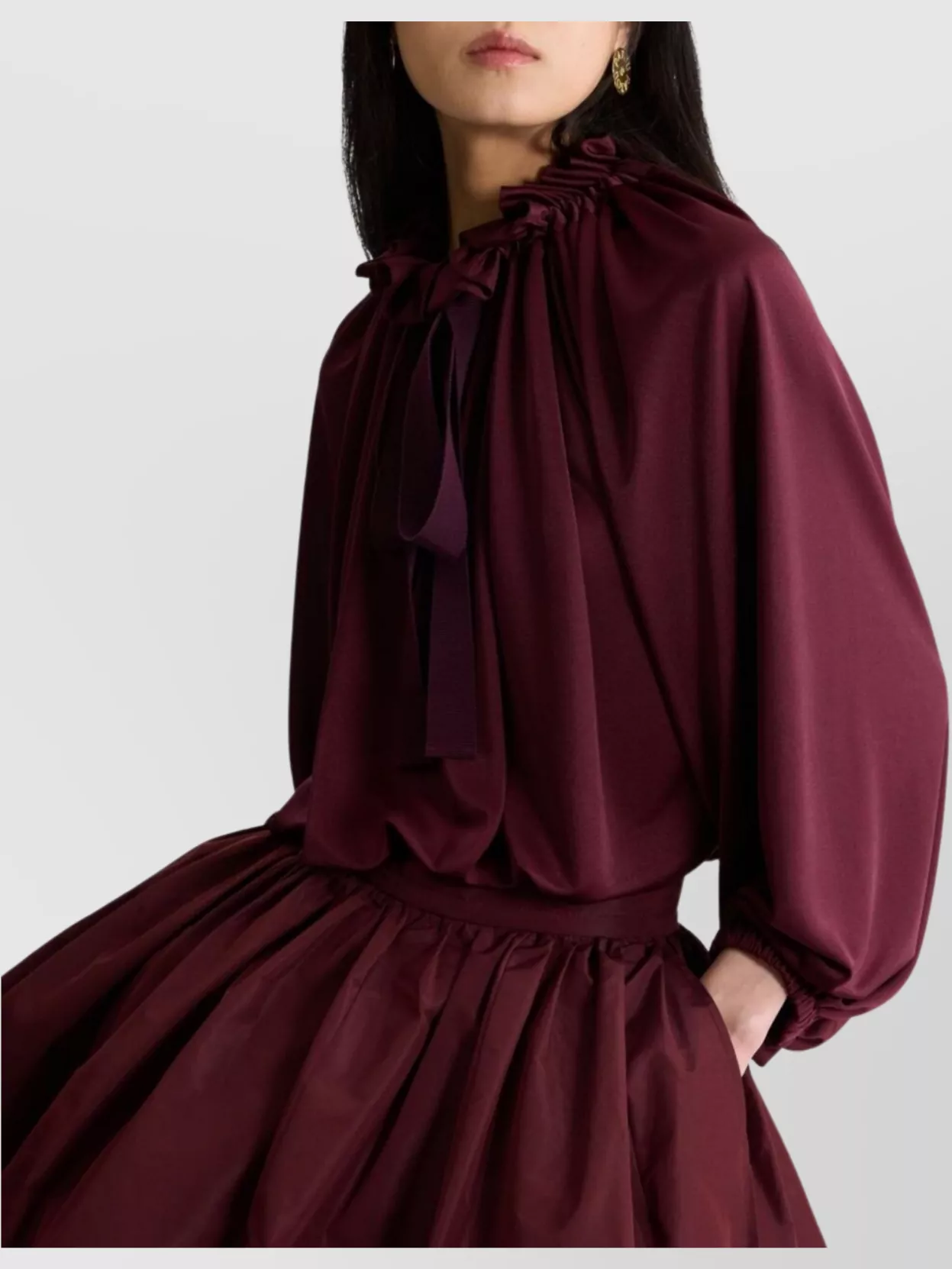 Patou Sleeveless Top Bow Detail