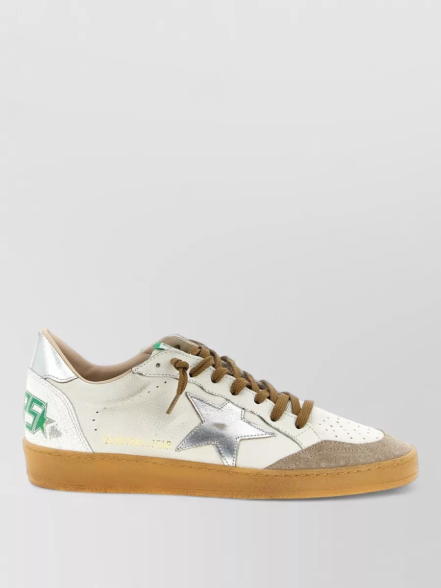 Golden Goose Ball Star Sneakers Low Top Perforated Design