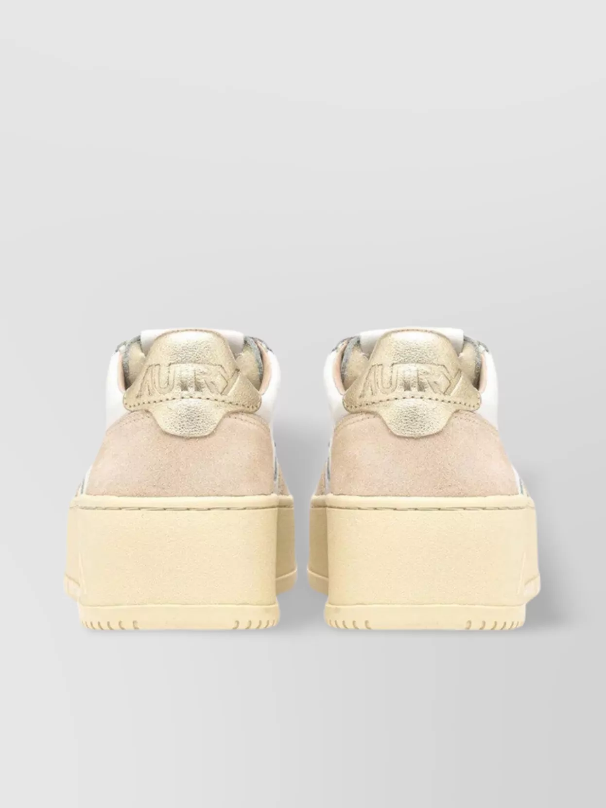 Autry Low Platform Sneakers Wom In White