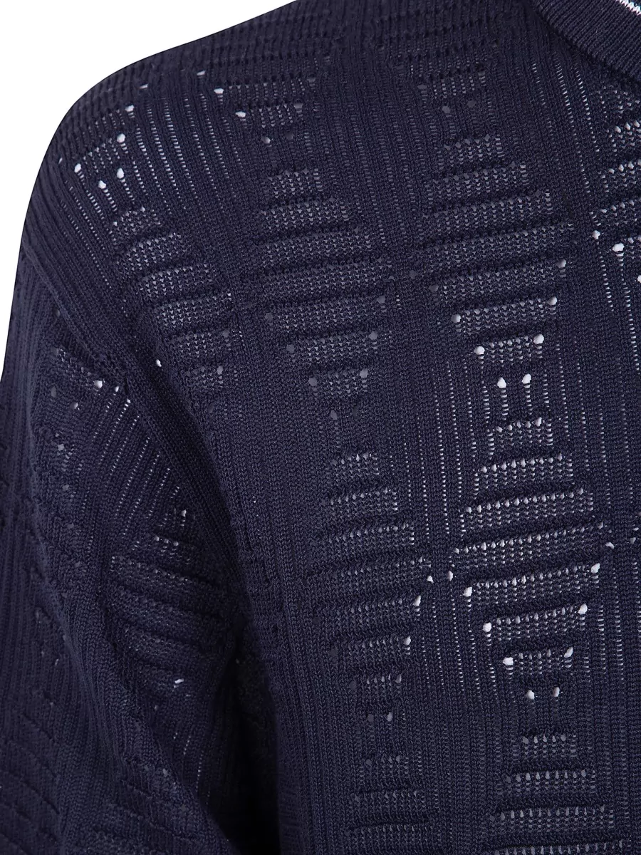 Laneus Fine-Knit Cotton Jumper