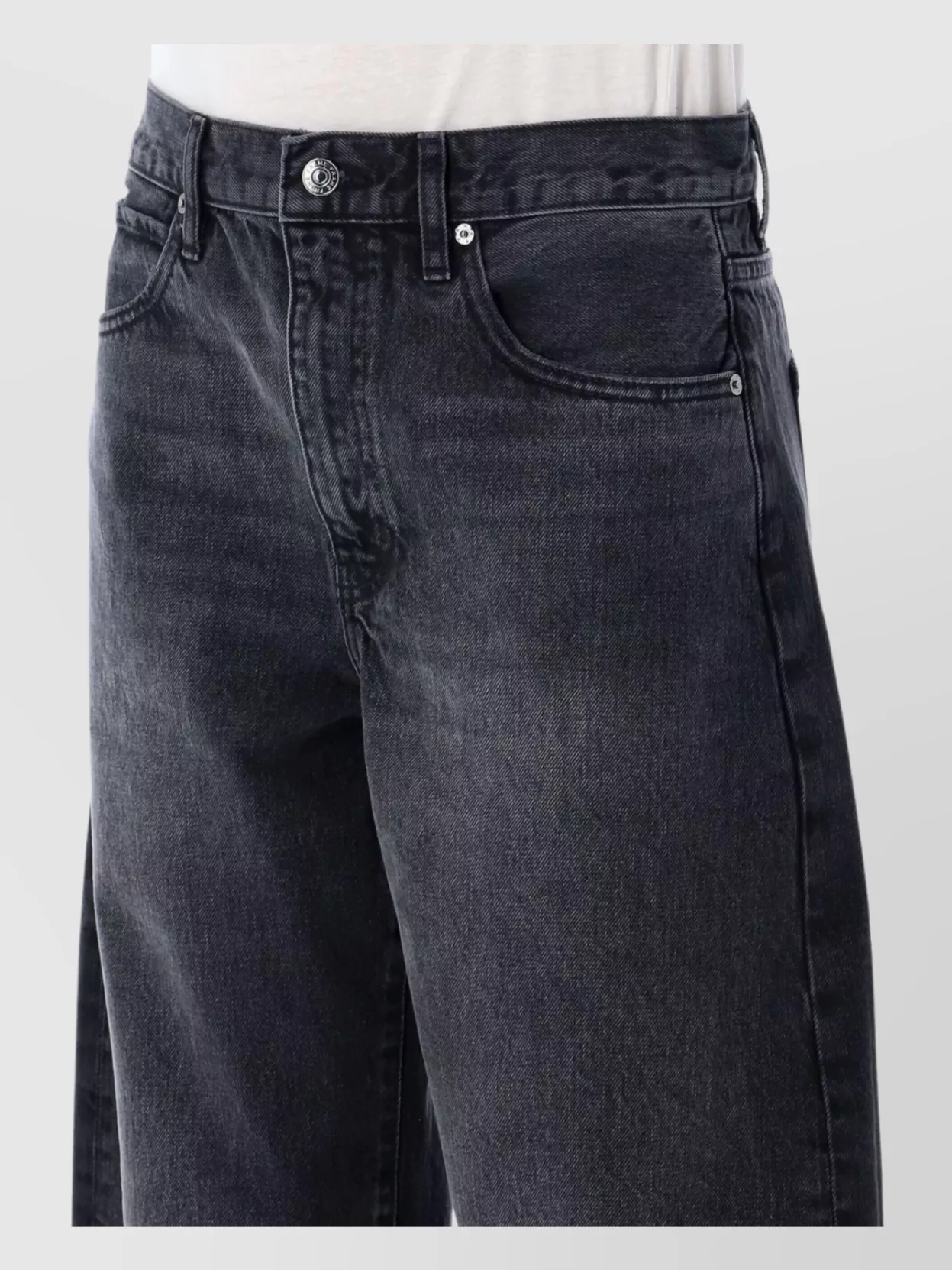 Frame Cropped Trousers Frayed Hem Design