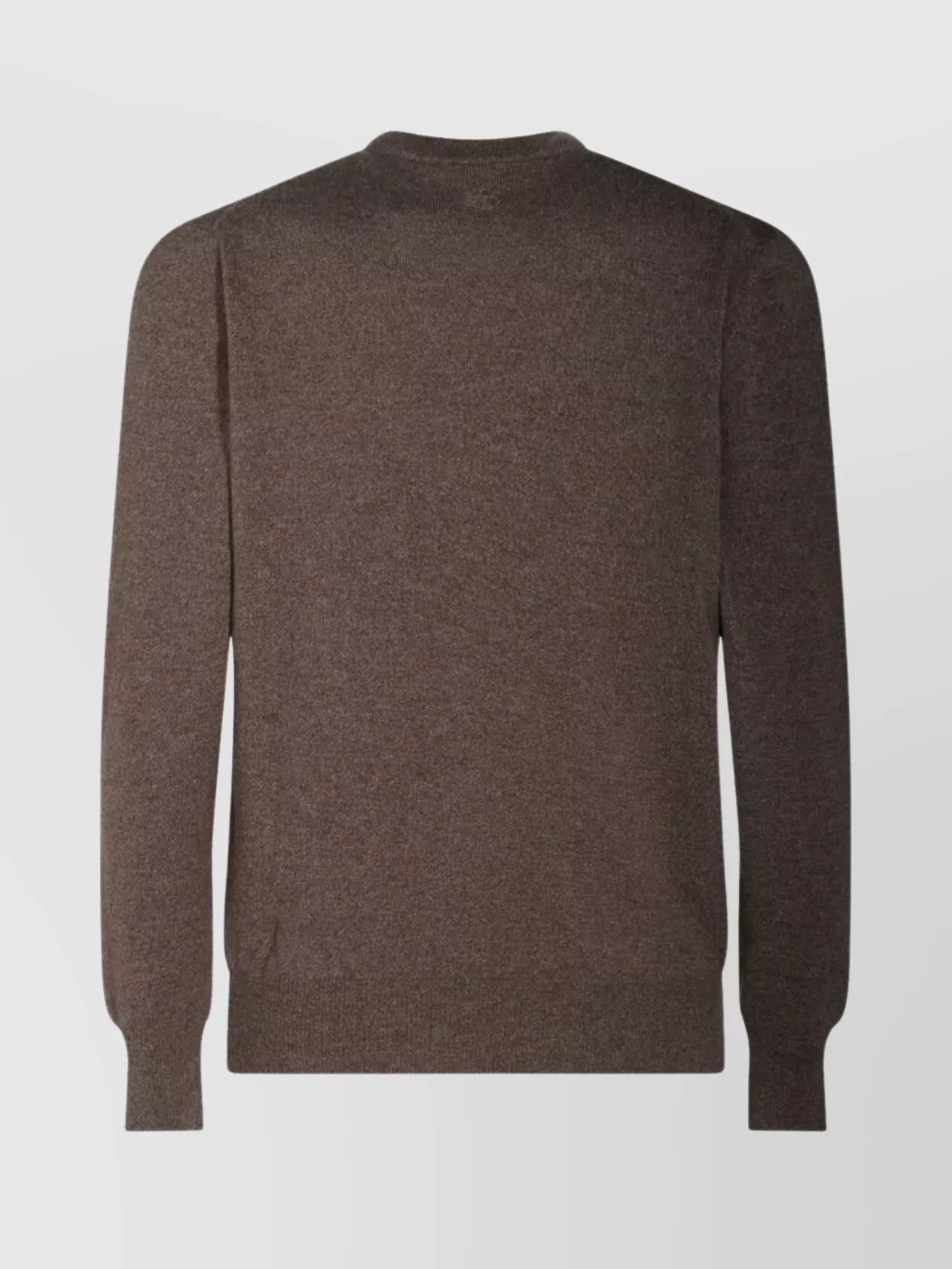 Lardini Long Sleeve Crewneck Sweater With Ribbed Cuffs And Hem