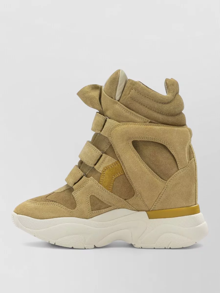 Isabel Marant Leather High-Top Sneakers