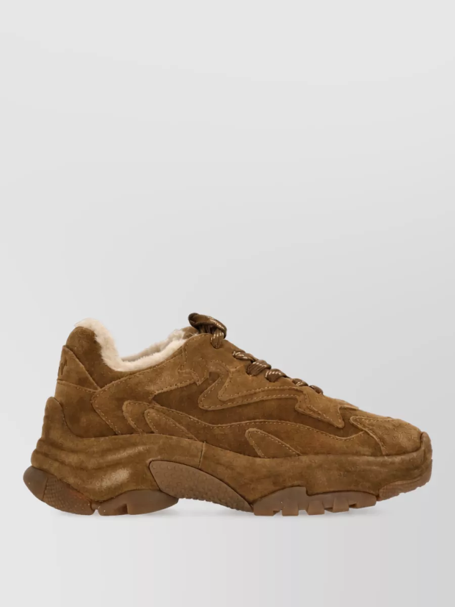 Ash Leather Low-Top Sneakers