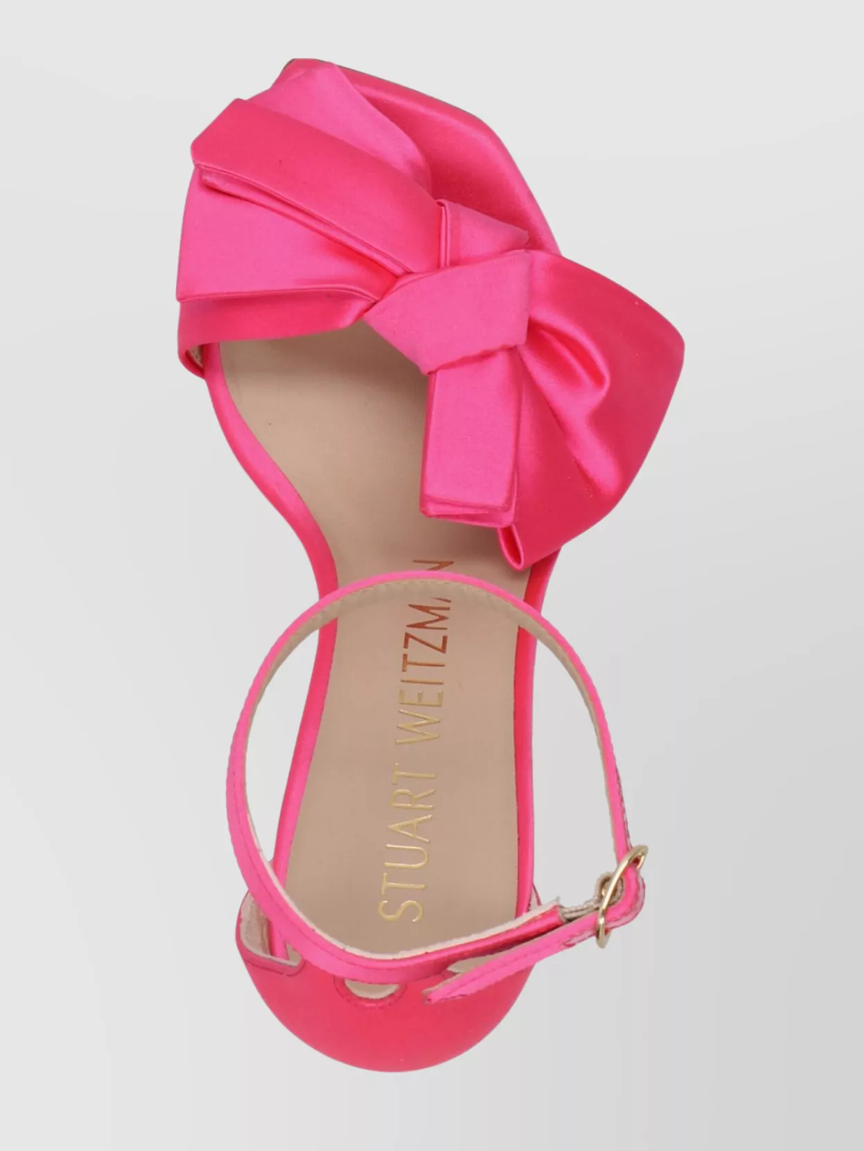 Stuart Weitzman Loveknot Bow Ankle Strap Sandals
