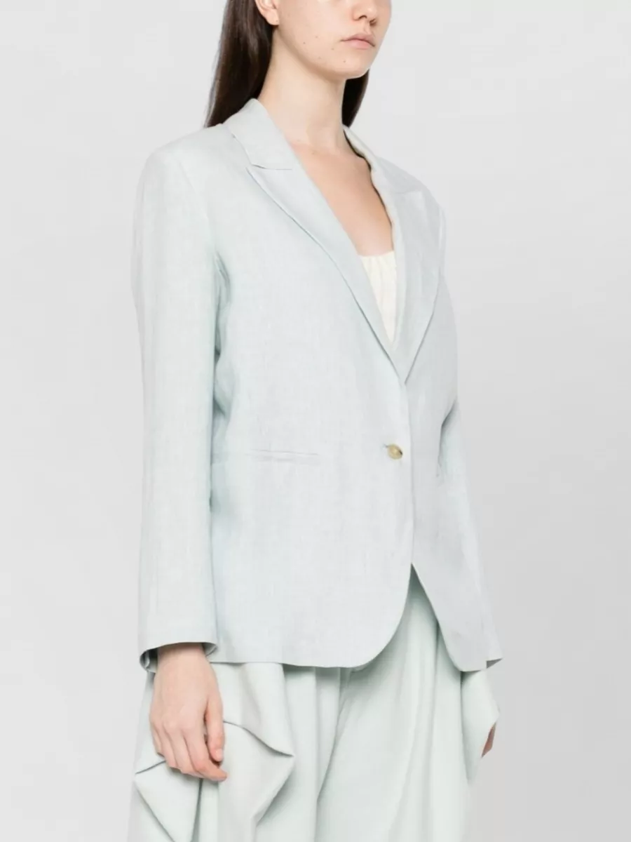 Forte Forte Linen Single-Breasted Blazer