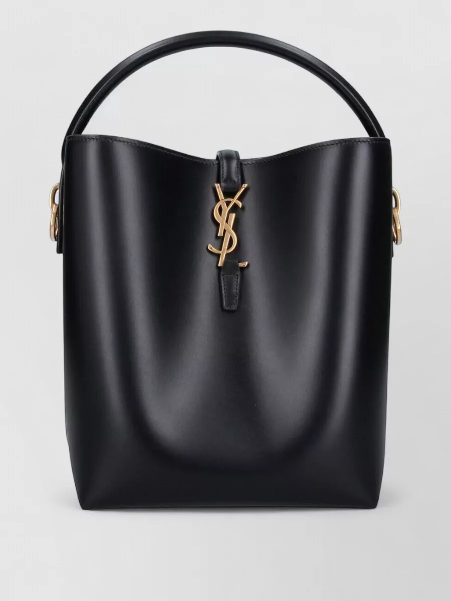 Saint Laurent le 37 leather bucket bag