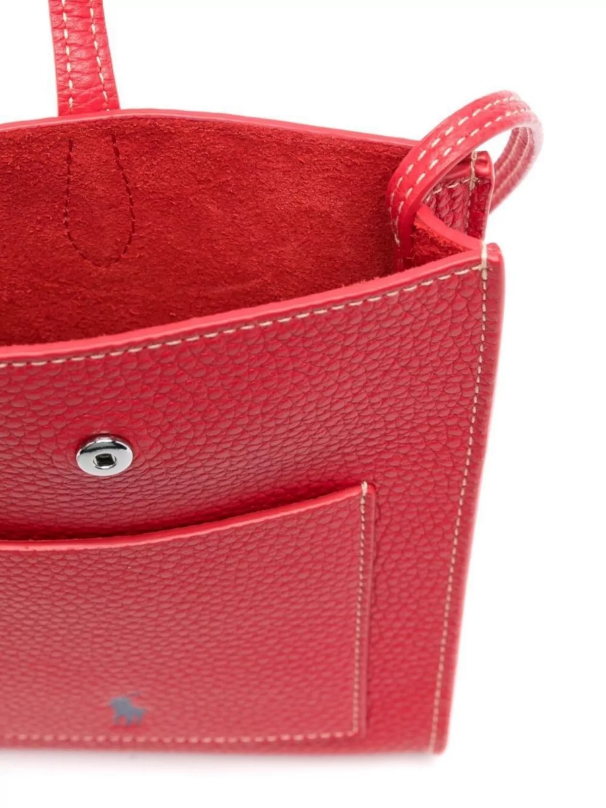 Polo Ralph Lauren Textured Leather Cross-Body Bag With Front Pocket