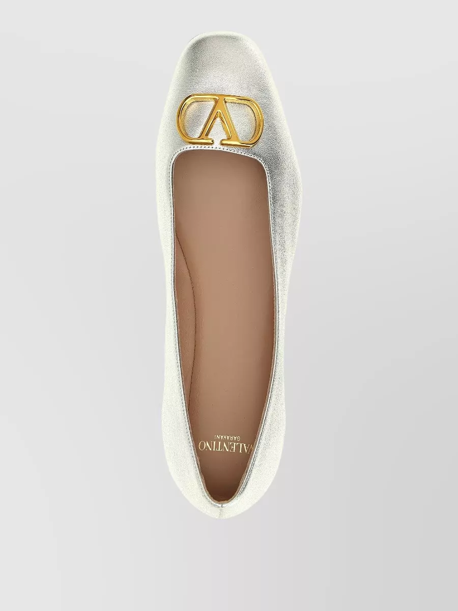 Valentino Garavani Leather Ballerina Shoes