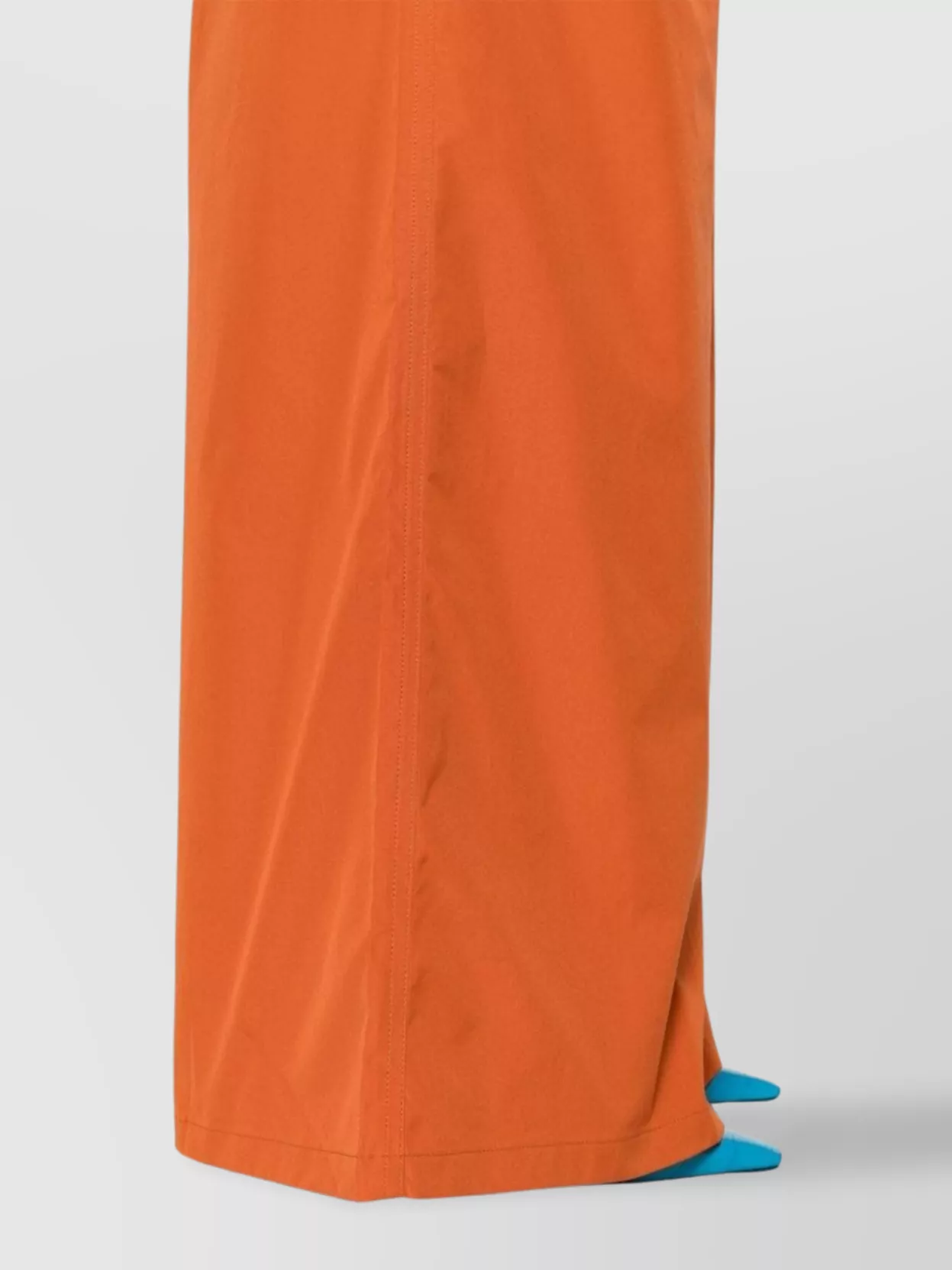 Max Mara High-Rise Cotton Poplin Wide-Leg Trousers