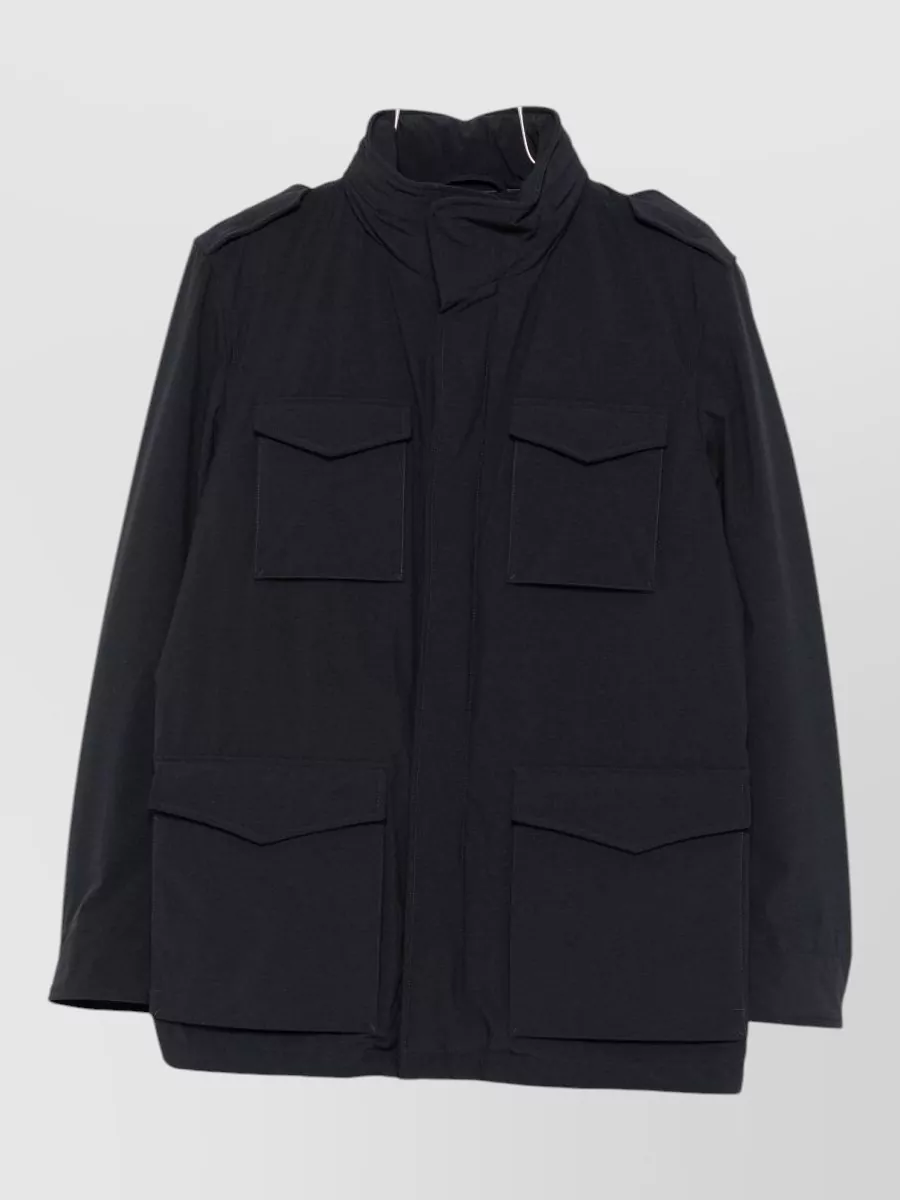 Herno ultralight drawstring military jacket