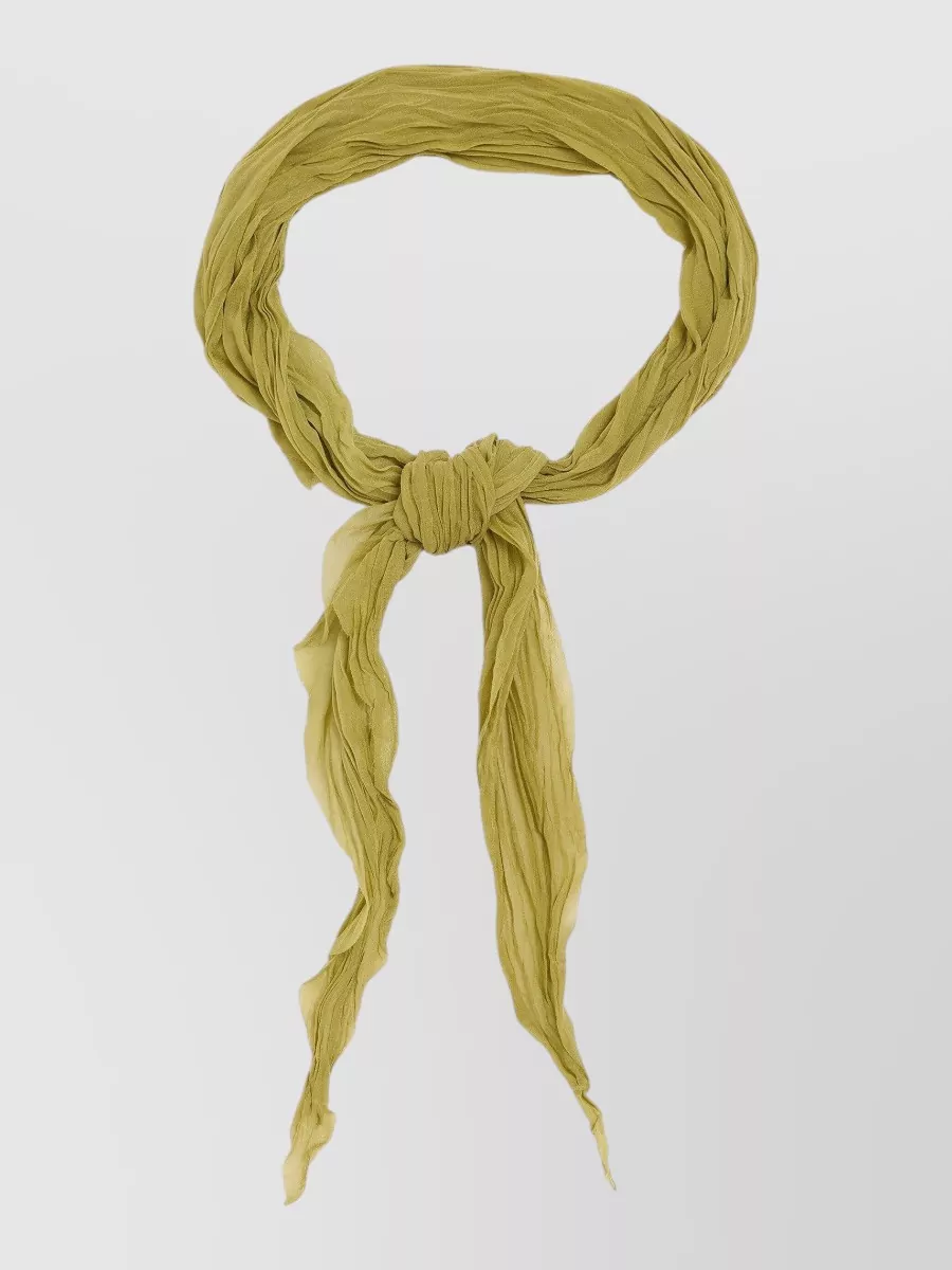 Ami Paris crinkled scarf
