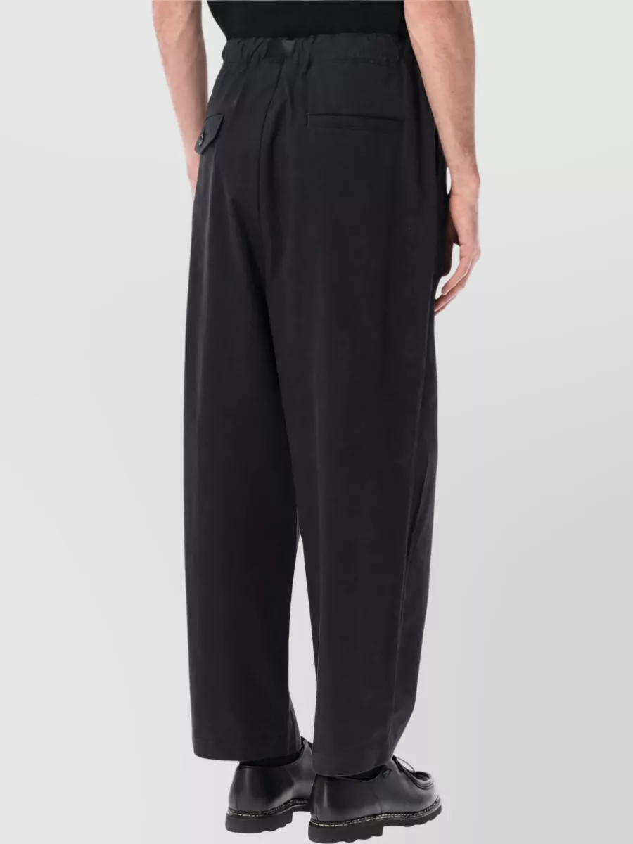 Comme Des Garçons Cotton Belted Loose Fit Trousers