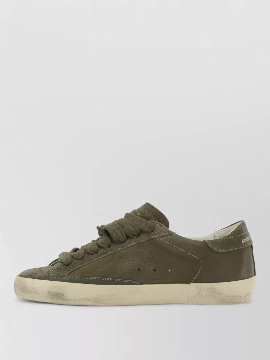 Golden Goose Superstar Sneakers Rubber Sole Perforated Design
