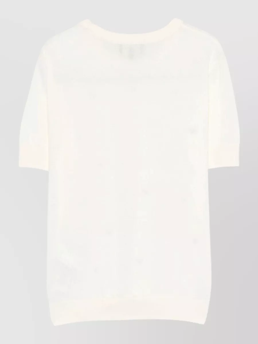 Emporio Armani Sleeveless Logo-Embroidered Knitted Top