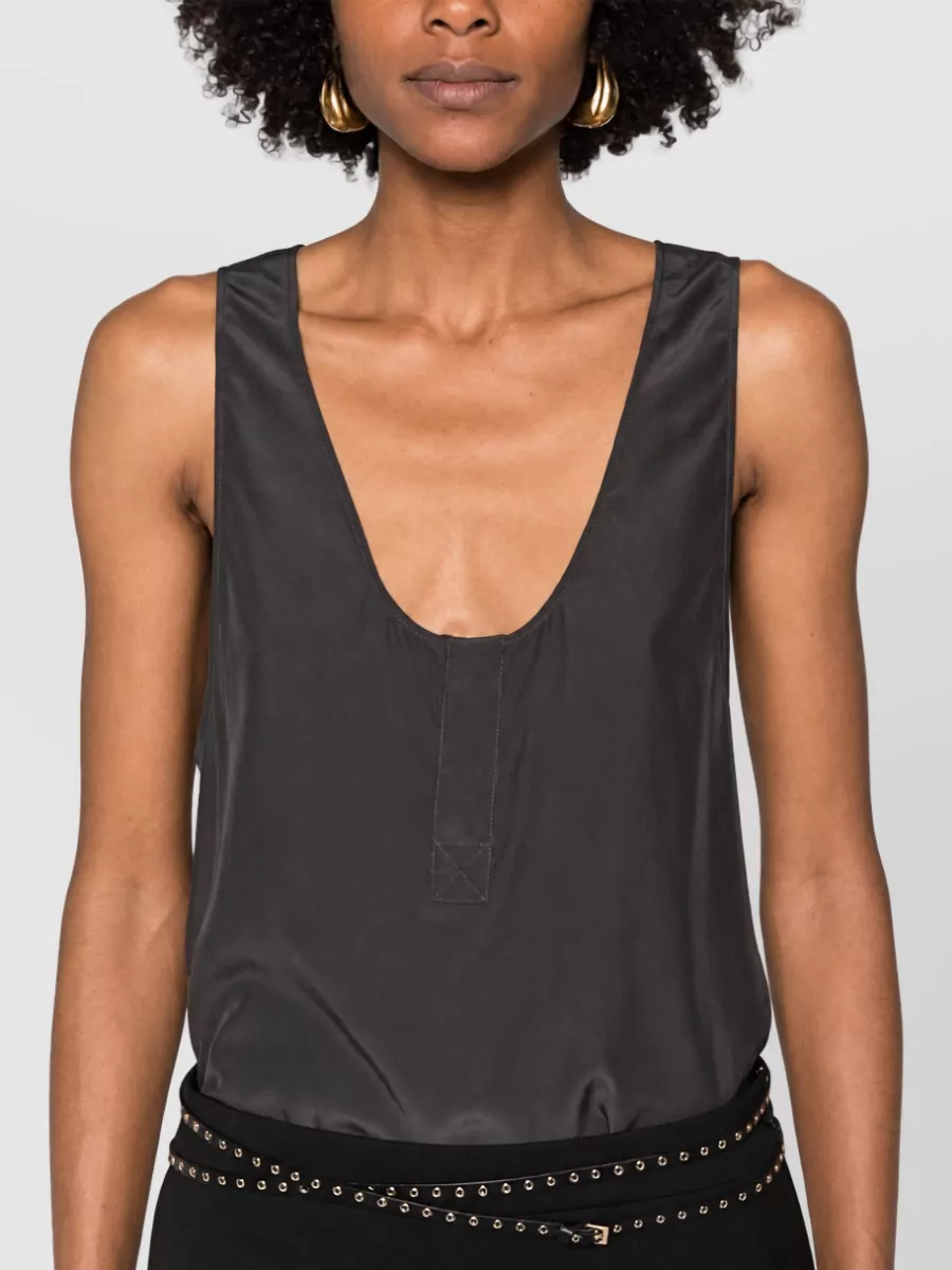 Saint Laurent Silk Tank Top