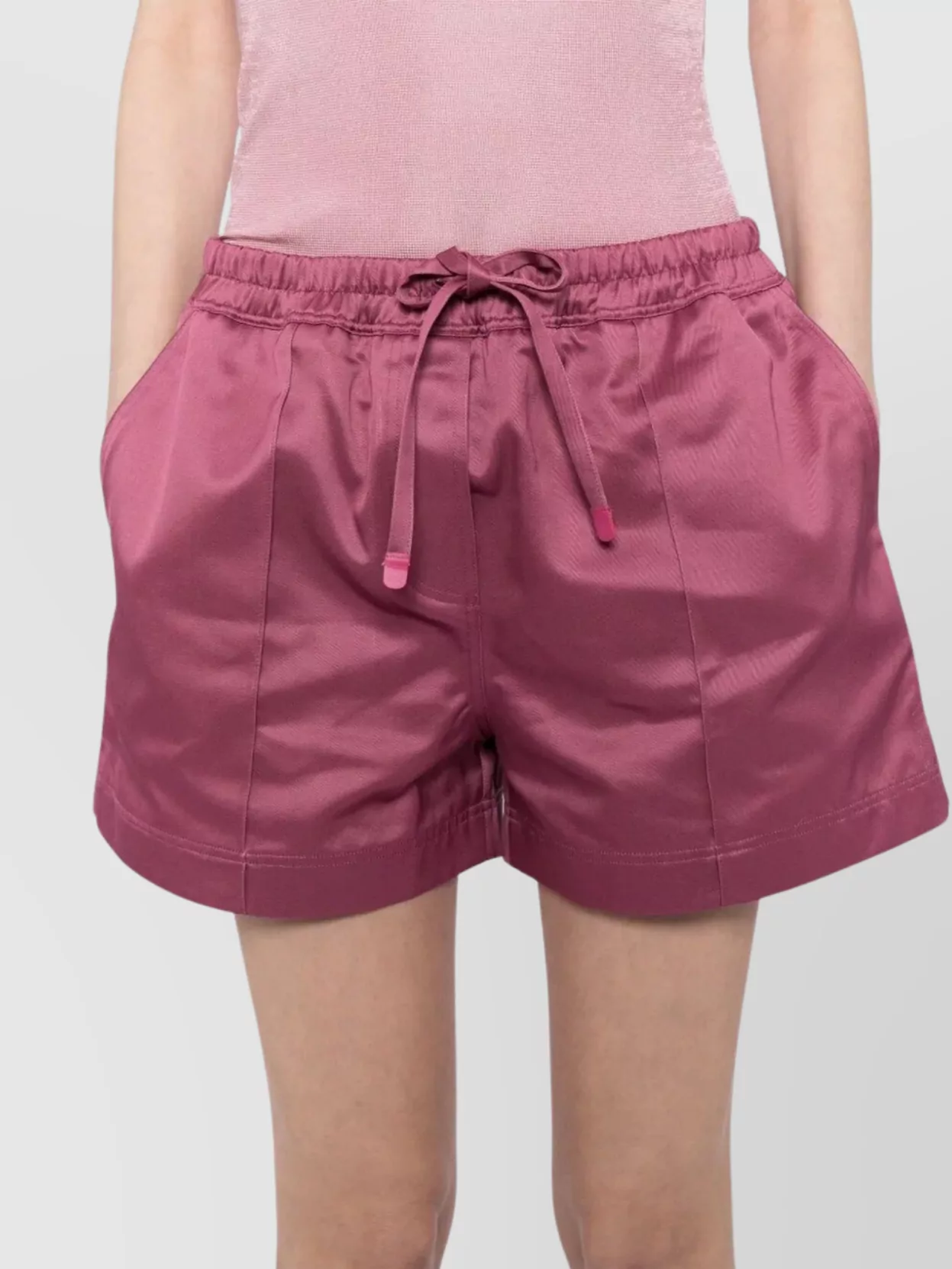 Tom Ford Shiny Rayon Satin Pj Shorts