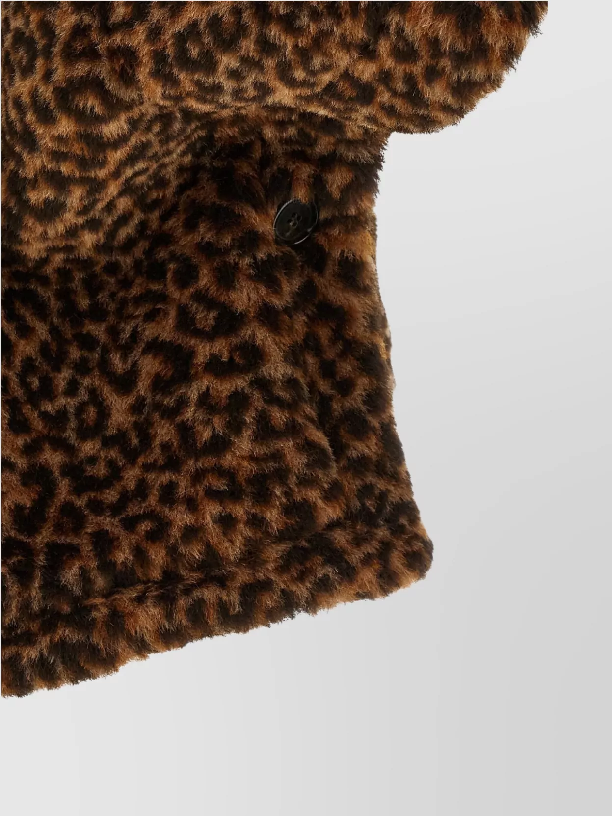 Max Mara Animal Print Cape Short Sleeves
