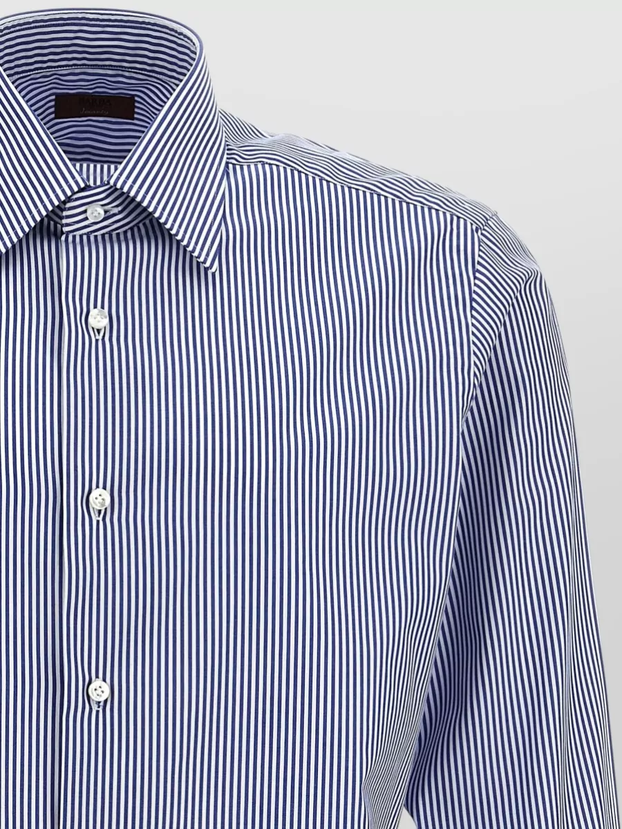 Barba Striped Journey Cotton Shirt