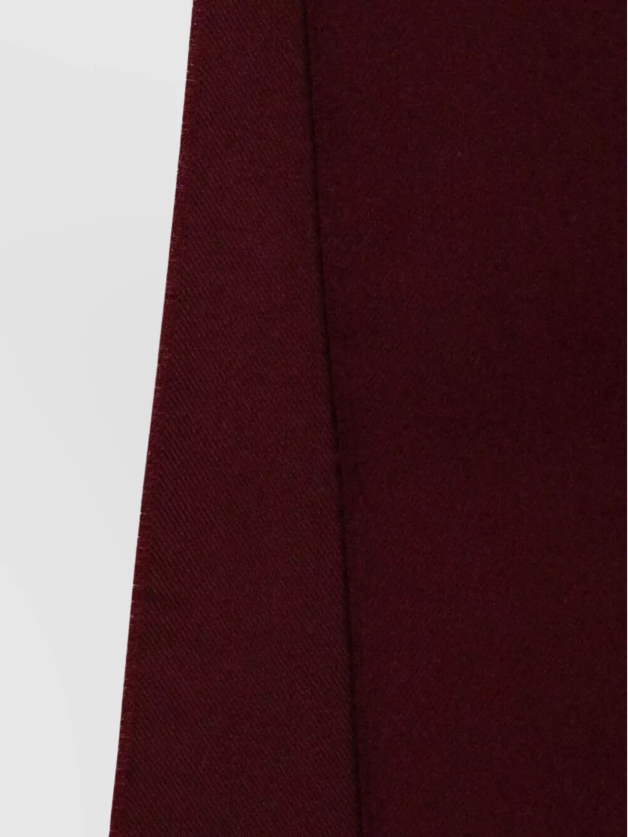 Maison Kitsuné Soft Wool Scarf Fringed Edges