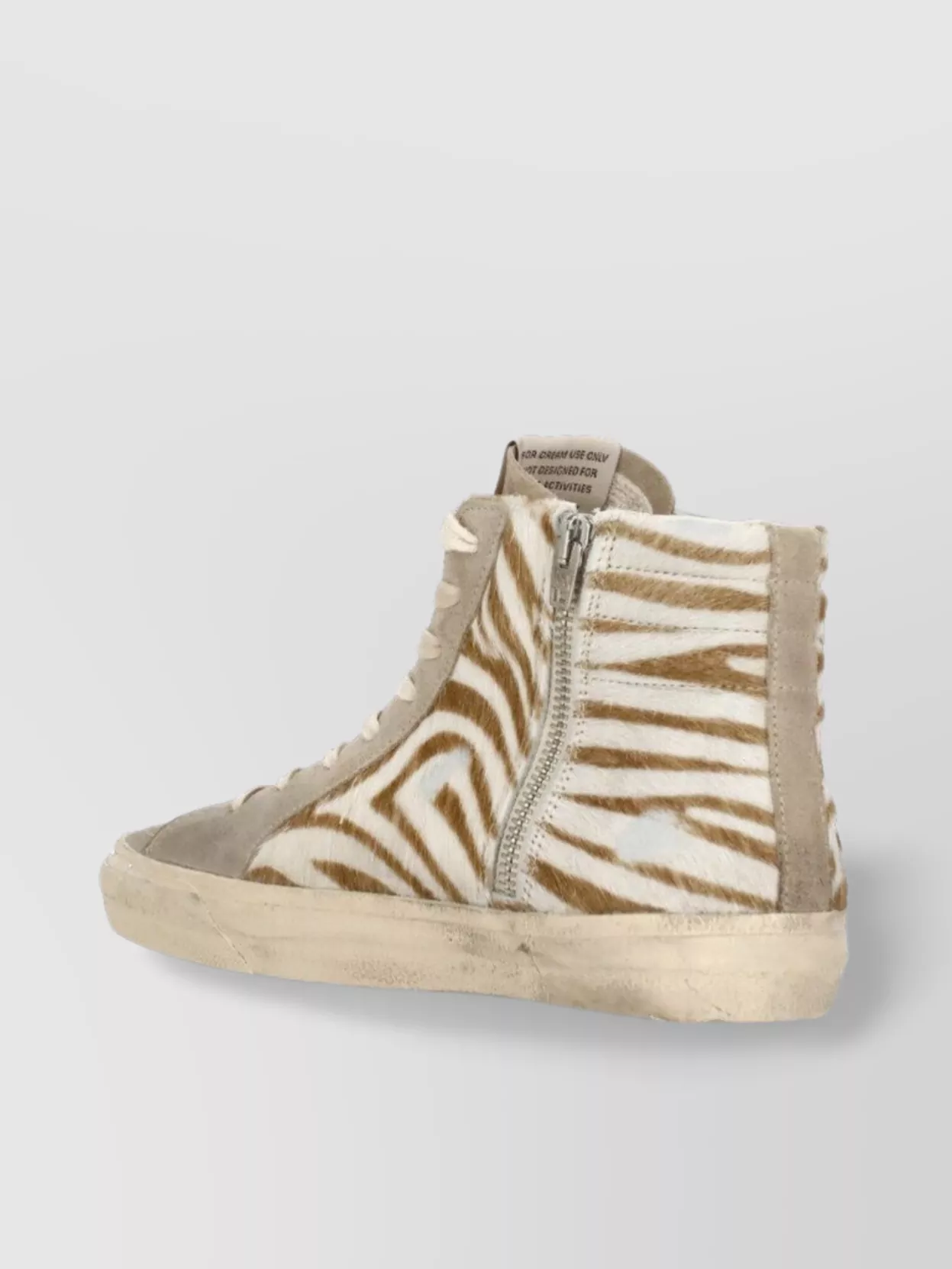 Golden Goose Women's Animalier Pattern High-Top Sneakers