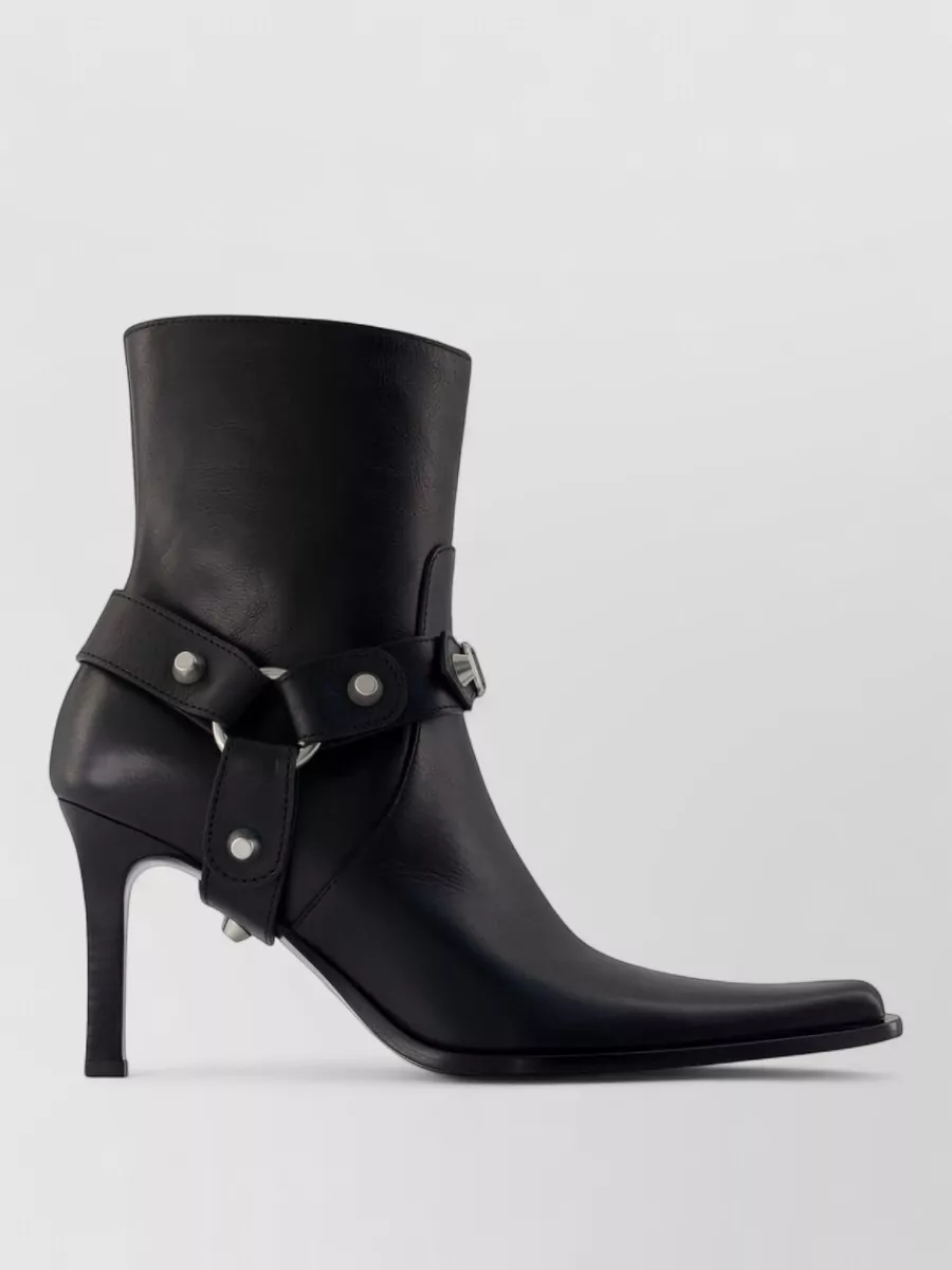 Balenciaga leather ankle boots