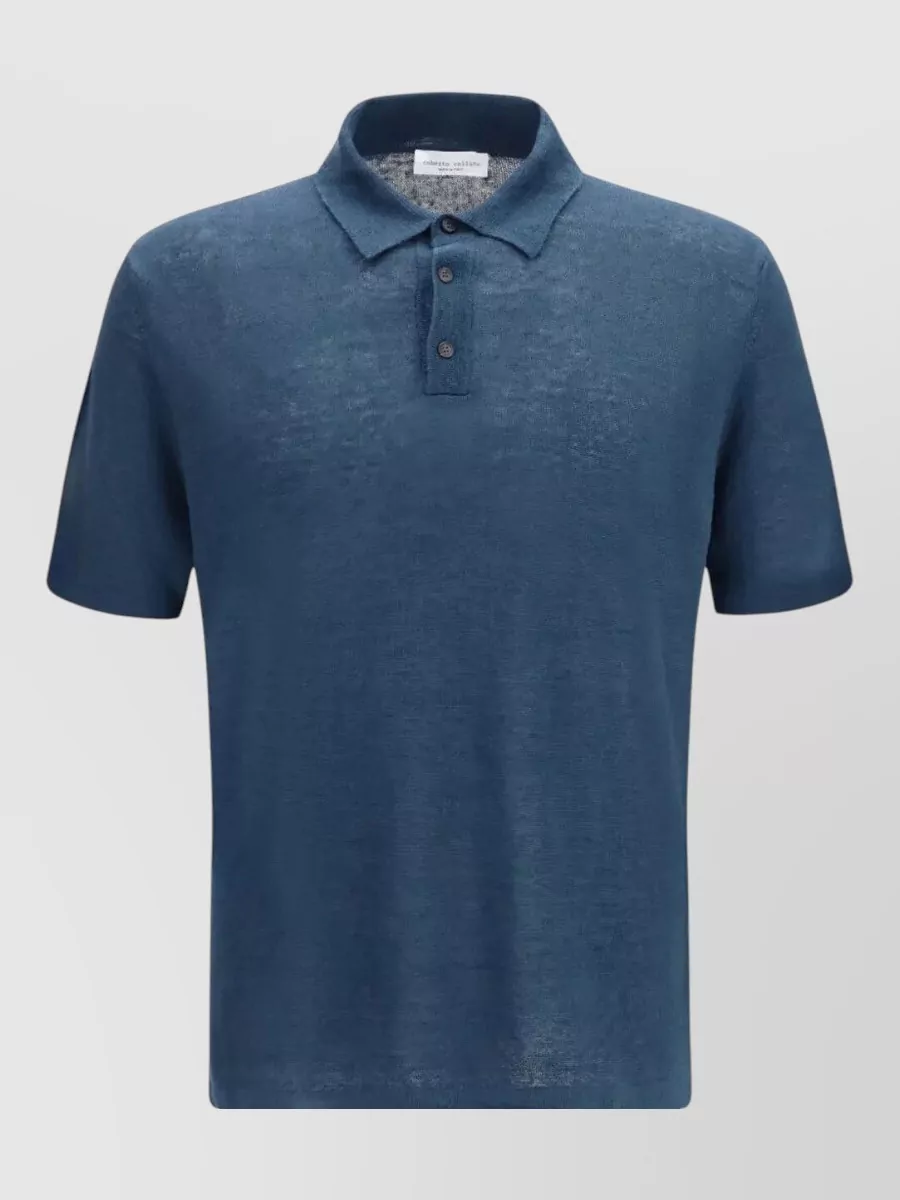 Roberto Collina Linen Polo Shirt