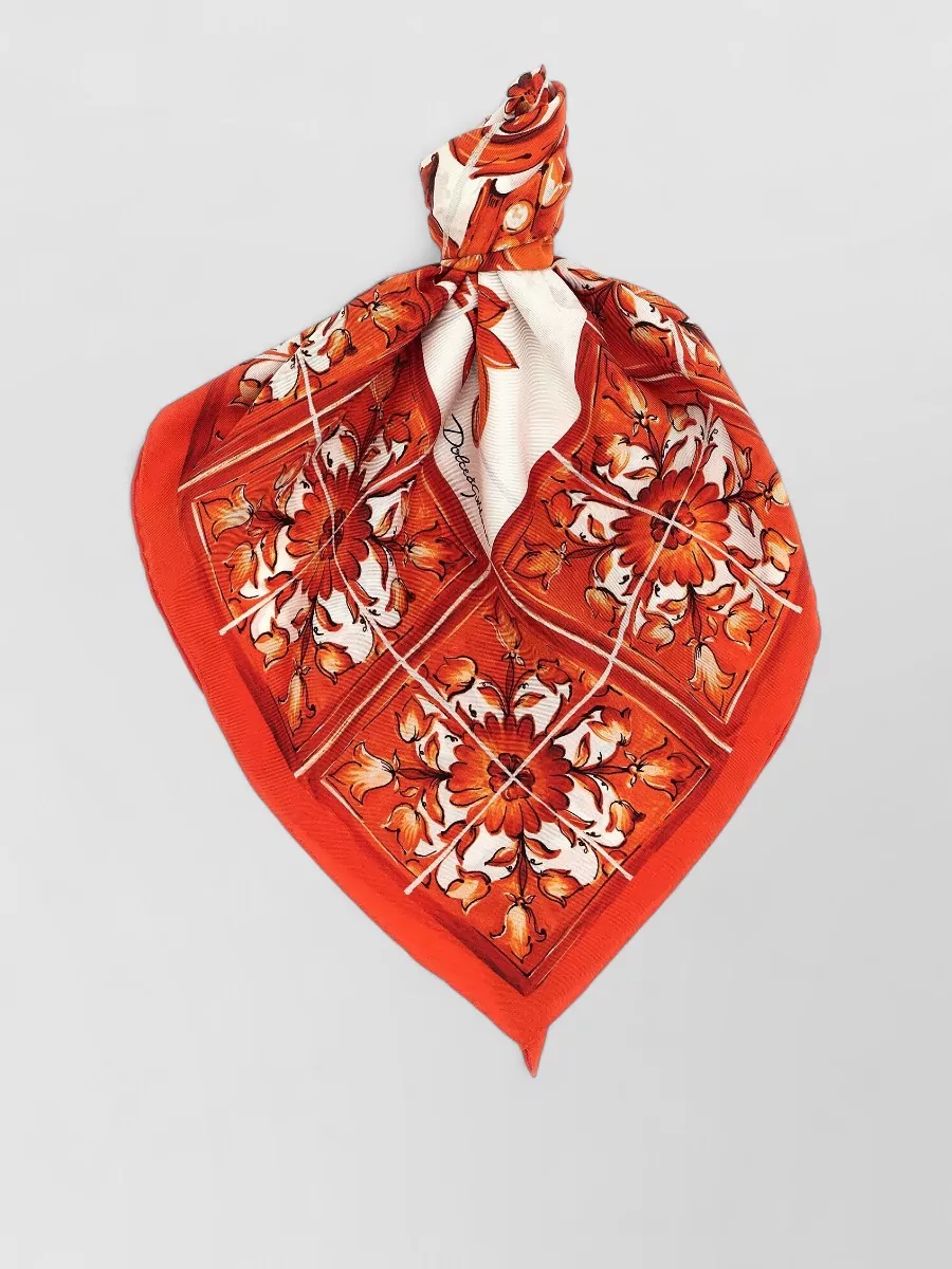 Dolce&Gabbana silk printed scarf
