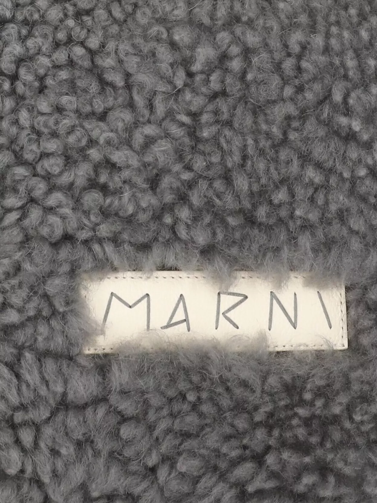 Marni Luxurious Fur Detail Handbag And Strap