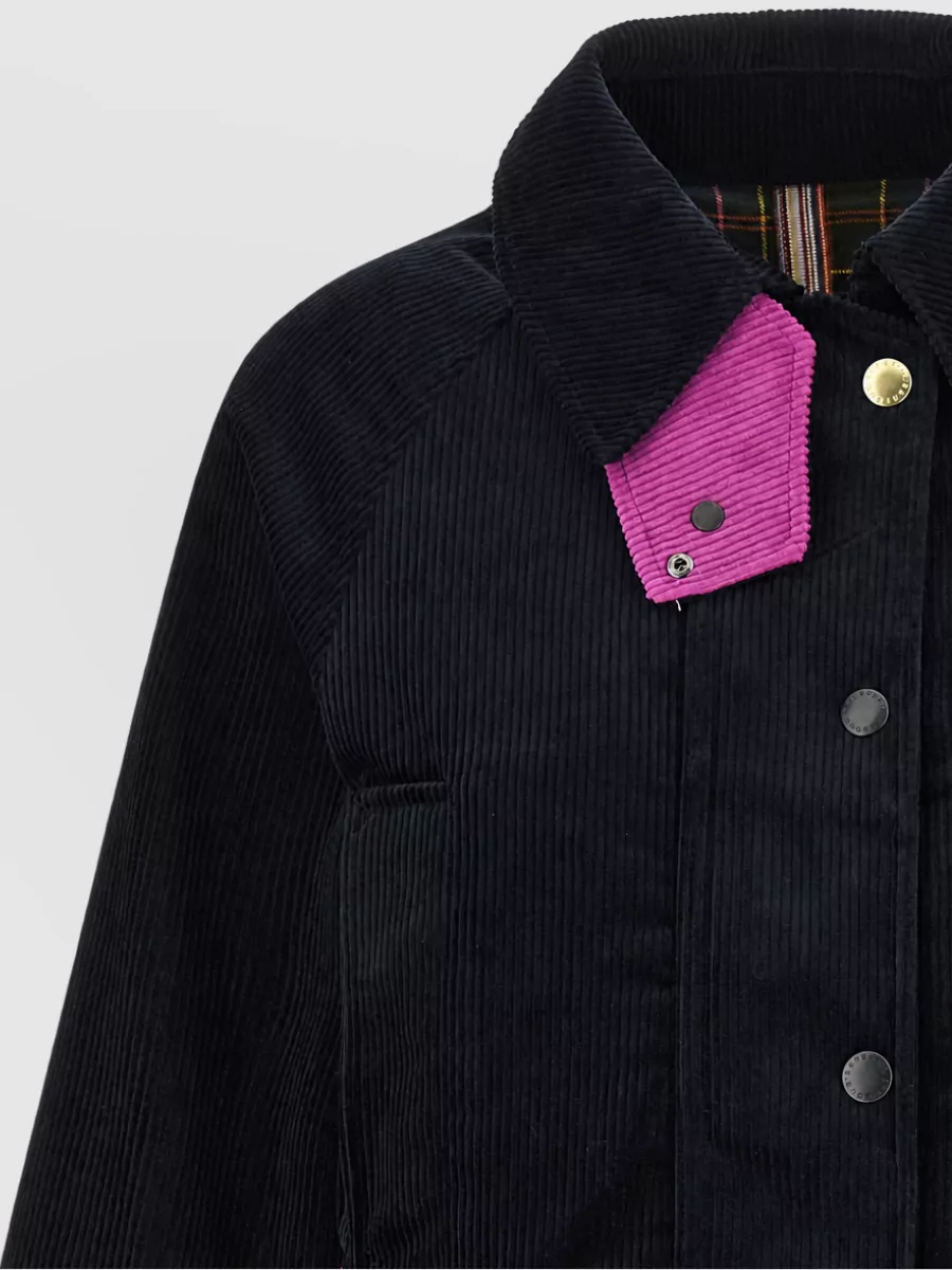 Barbour Corduroy Single Breasted Coat