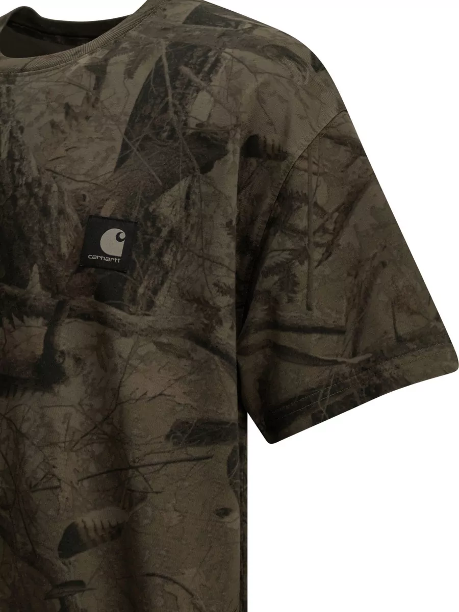 Carhartt Wip Feather Tree Organic Cotton Crew-Neck T-Shirt