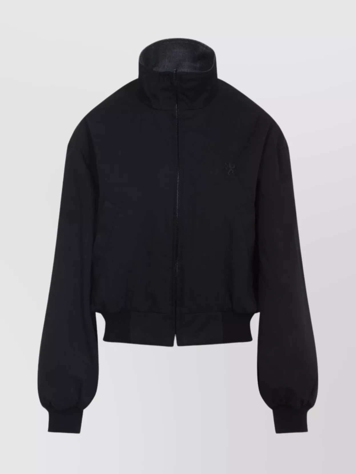 Balenciaga Reversible Jacket With High Collar And Pockets