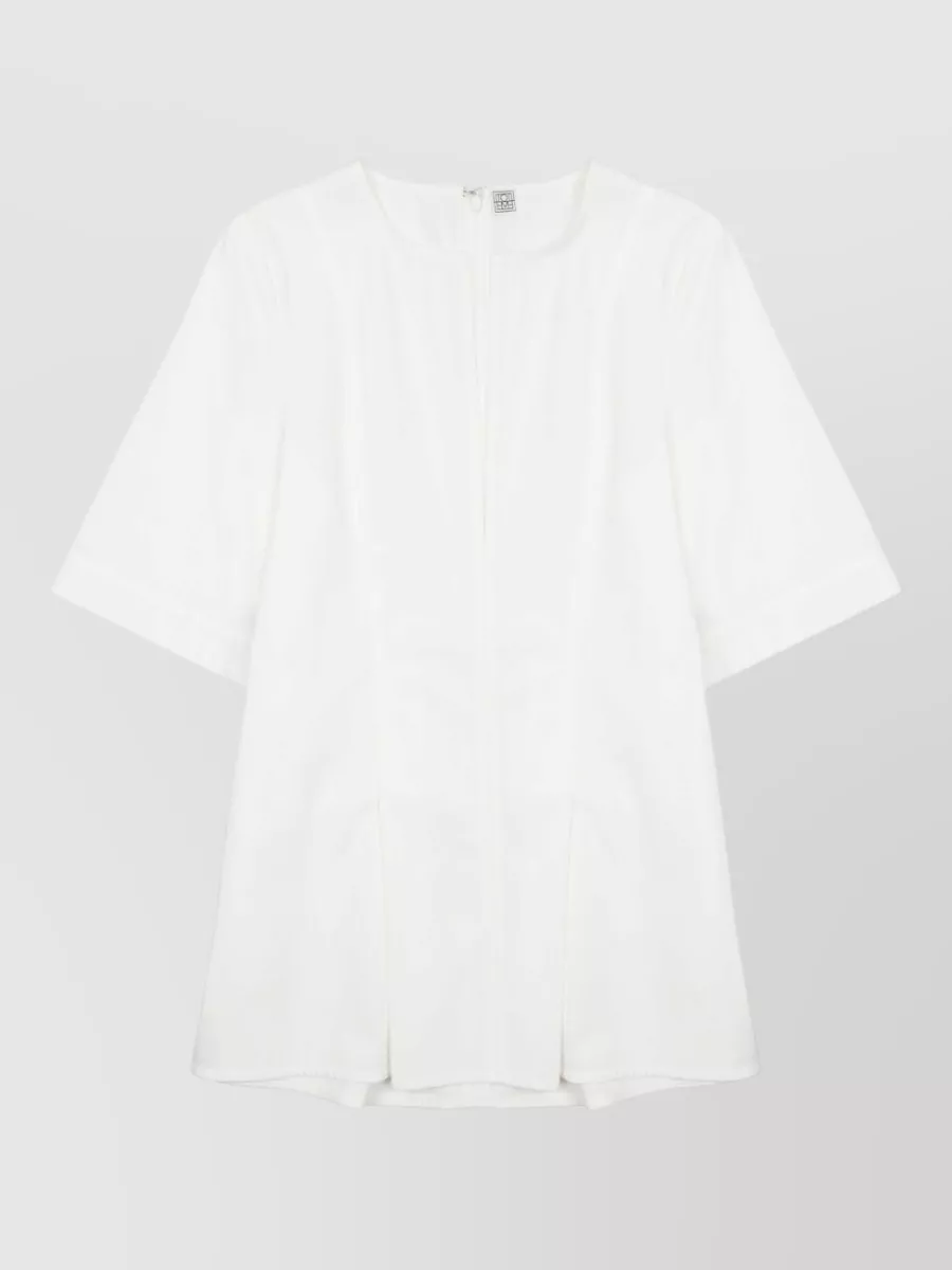 Totême v-neck peplum blouse
