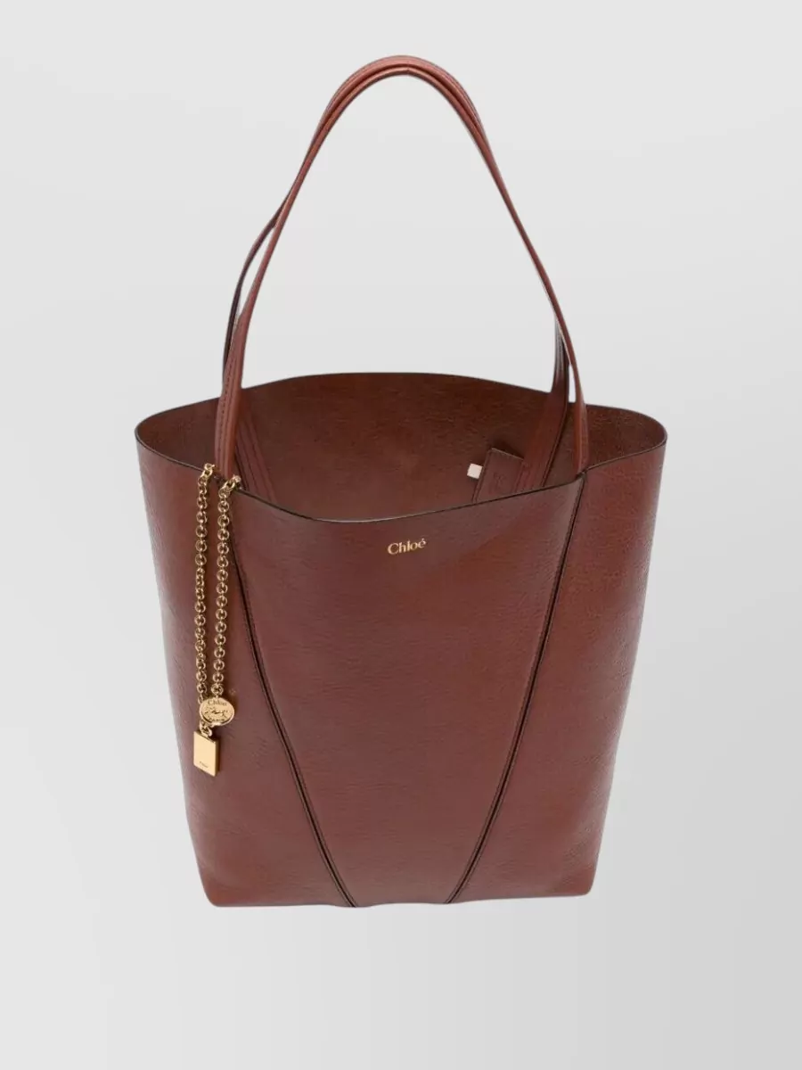 Chloé Chloé Spin Leather Shoulder Bag