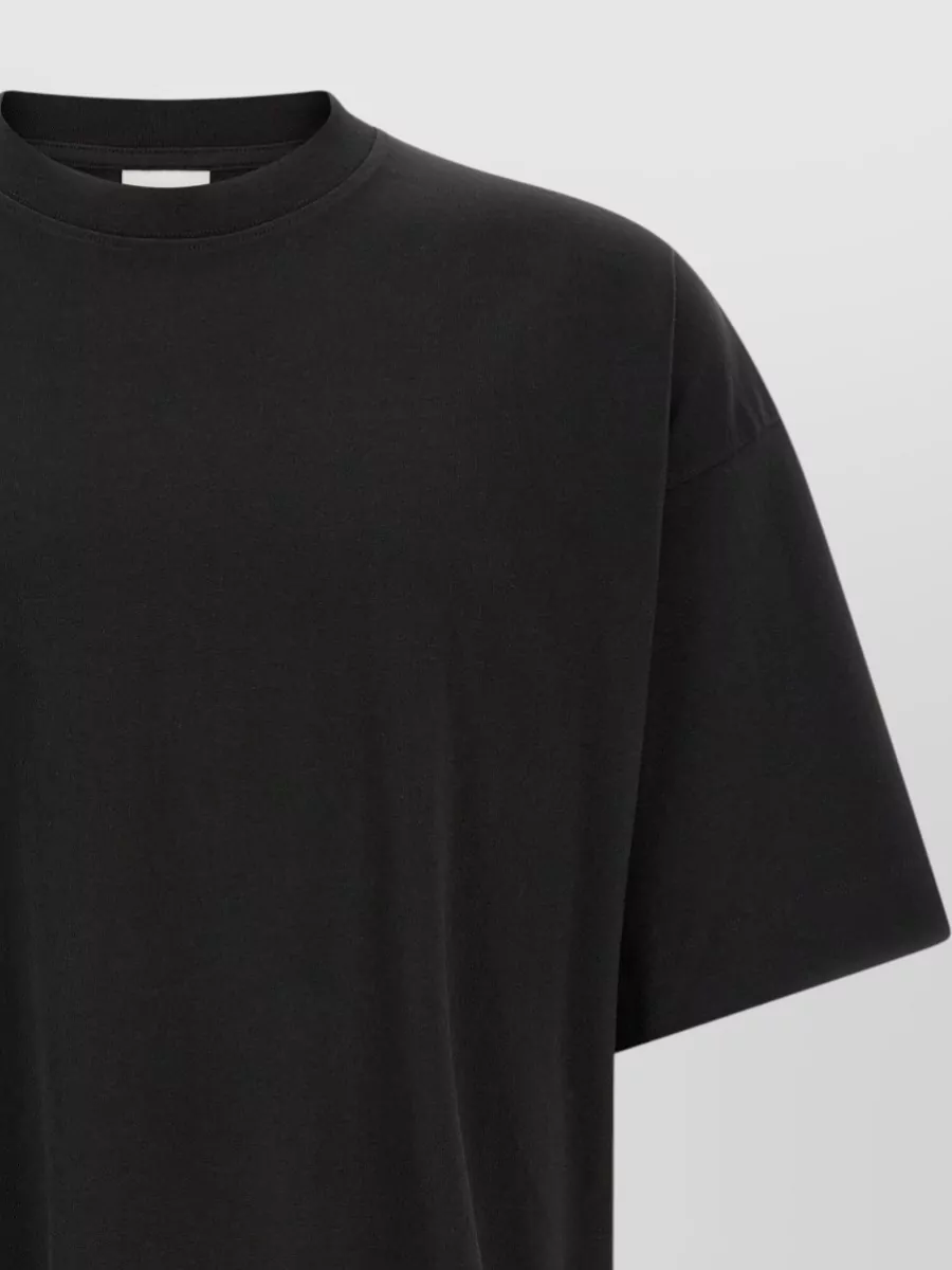 Dries Van Noten Cotton Oversized Ribbed Crew-Neck T-Shirt