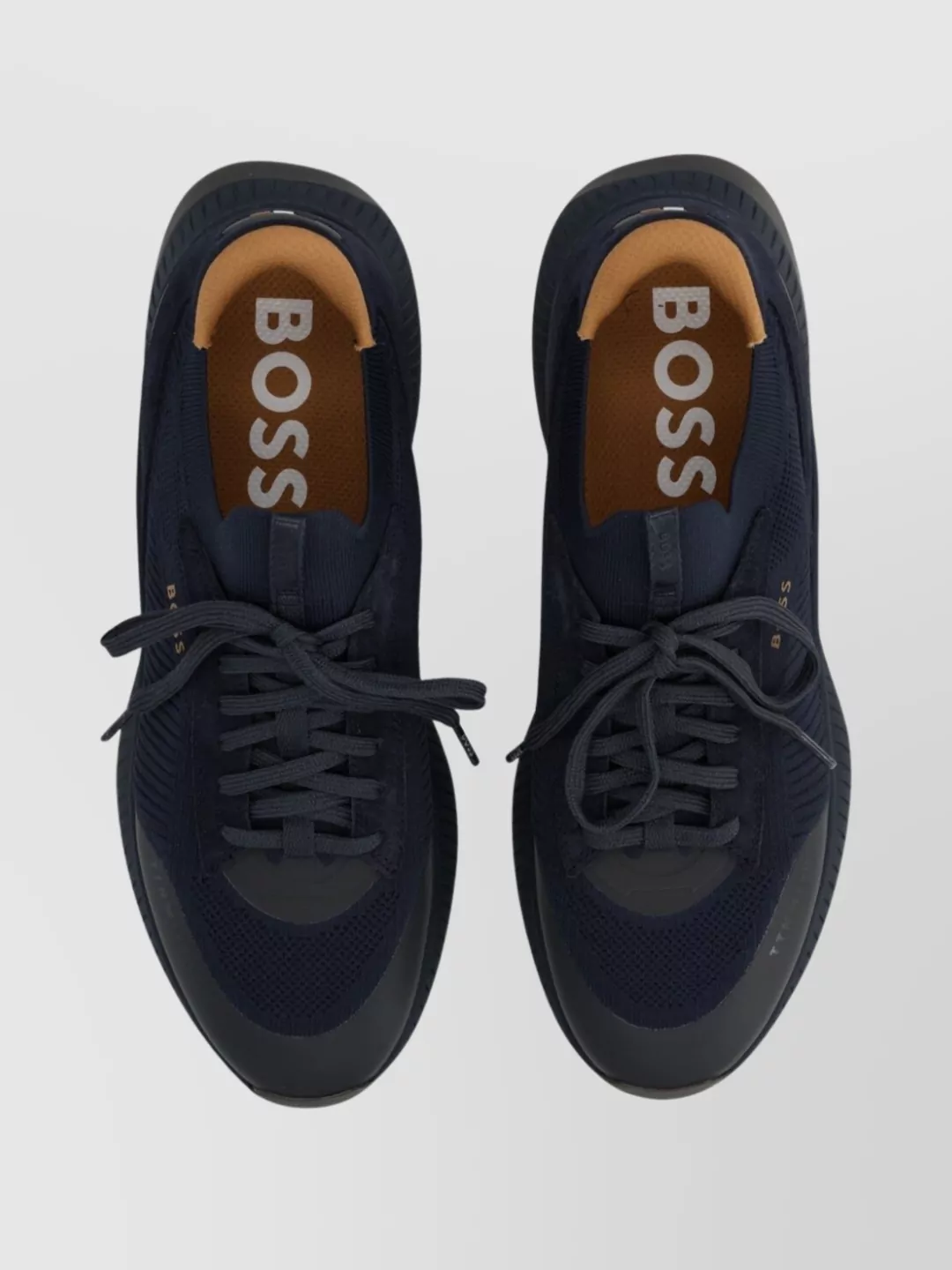 Boss Modern Mesh Sneakers Contrast Sole