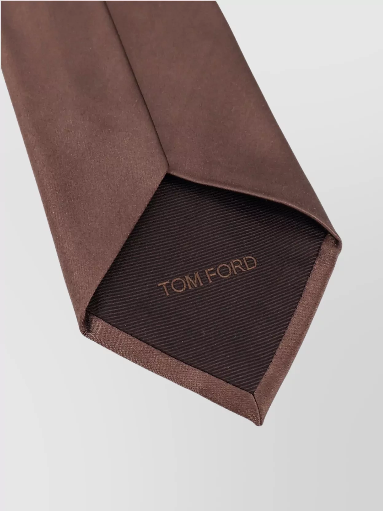 Tom Ford Silk Tie With Wide Blade And Loop