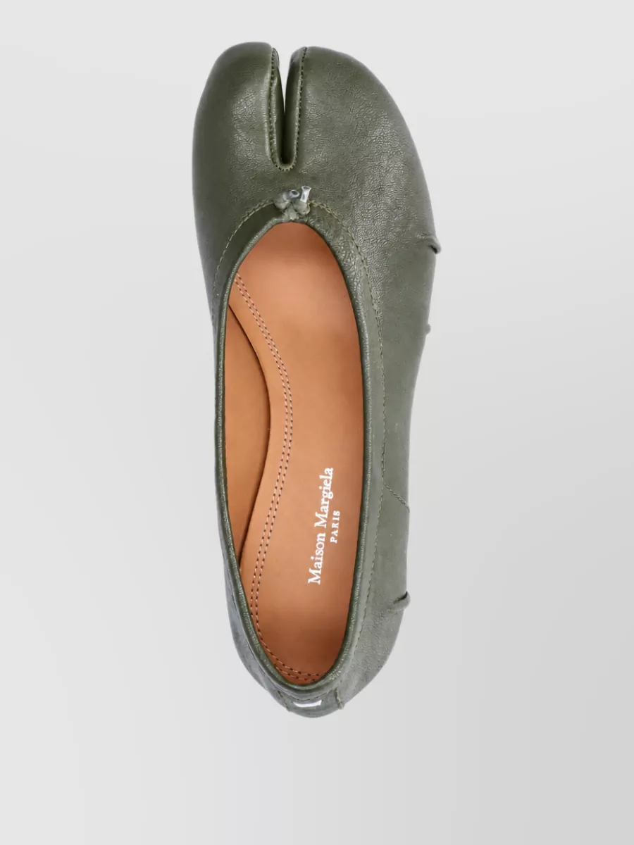 Maison Margiela Leather Ballet Pumps