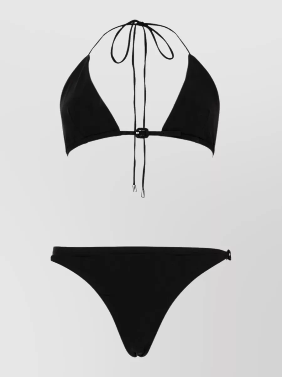 Courrèges buckle bikini set