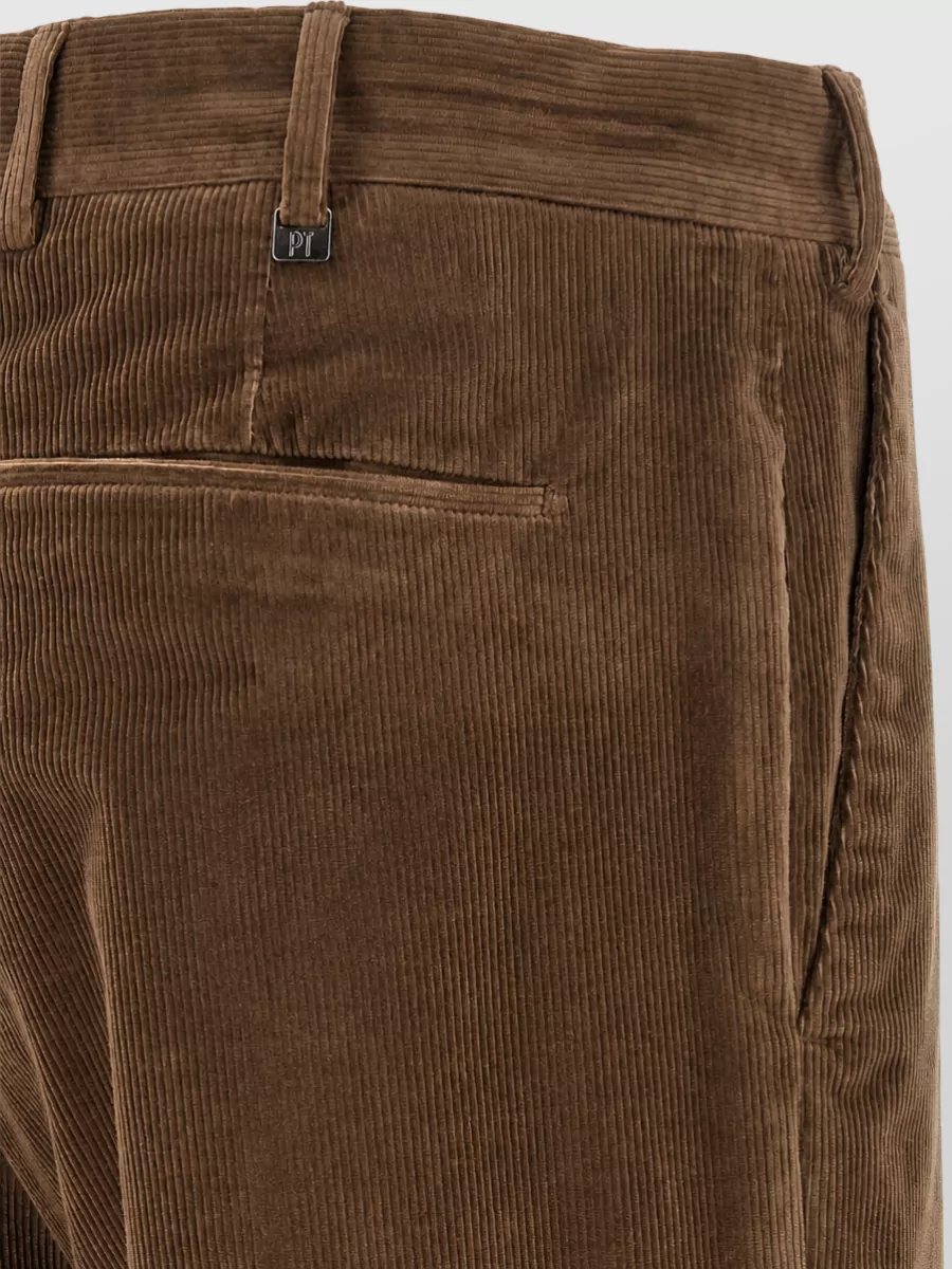 Pt Torino Corduroy Tapered-Leg Pants