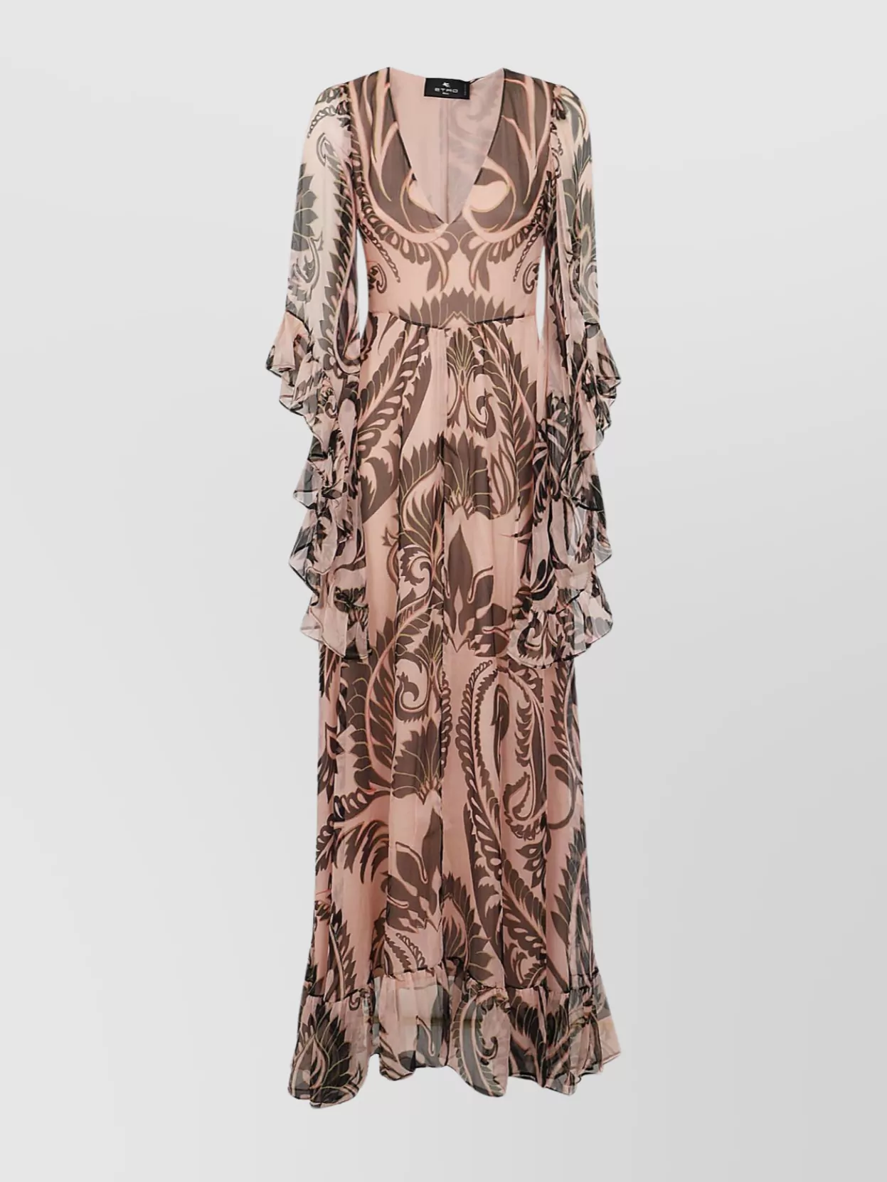 Shop Etro Woman's Layered Printed Ruffle Dresses
