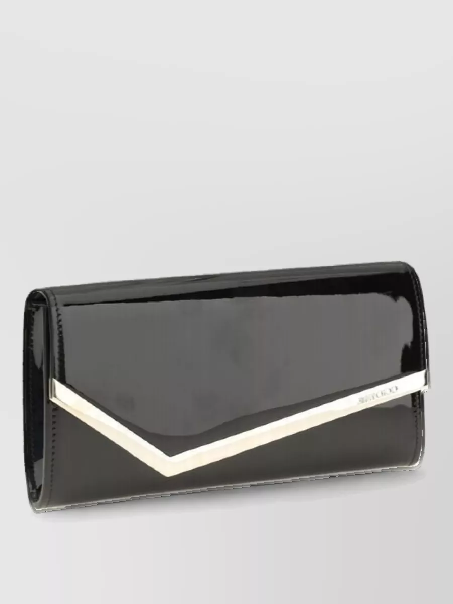 Jimmy Choo Na Calf Leather Clutch Bag